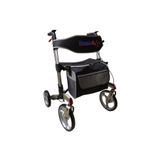 Respirox Rr-04 Respirox Çantalı Lüks Gri Rolatör Alüminyum Katlanır