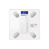 Respirox Vücut Yağ Analiz Baskülü BL2601 Bluetoothlu Akıllı Tartı Beyaz Renkli Şık Tasarım