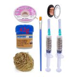 Ressem Lehim Seti Mechanic Krem Lehim 183°C 42G Lehim Toplama Cp-2015 Emme Teli 2,0Mm Havya Ucu Temizleme06