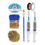 Ressem Lehim Seti Mechanic Krem Lehim 183°C 42G Lehim Toplama Cp-2515 Emme Teli 2,5Mm Havya Ucu Temizleme06
