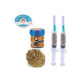 Ressem Mechnc Krem Sıvı Lehim Mechanc Solder Paste 42Gr 138C Lehim Emme Temizleme Teli 2,5Mm,,St01