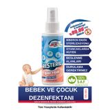 Resteril Bebek Dezenfektan Sprey Alkolsüz Bebek Dezenfektanı Seyahat Boy 100ml Saf Hipokloröz Okul Hijyen Spreyi Baby Kids