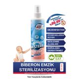 Resteril Biberon Temizleyici Alkolsüz Durulanmayan Saf Hipokloröz Biberon Sterilizatör Emzik Süt Pompası Hijyen Spreyi Bebek Dezenfektan Sprey Baby Kids 200ml