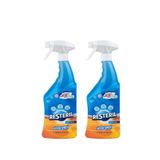 Resteril Buzdolabı Koku Giderici Küf Temizleyici Spreyi Durulanmayan Buzdolabı Temizleyici Kesme Tahtası Mutfak Yüzey Dezenfektanı 750ml x2