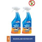 Resteril Doğal Alkolsüz Dezenfektan Yüzey Hijyen Spreyi 2 x 750 ML