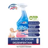 Resteril Günlük Çocuk Dezenfektan Mama Sandalyesi Oyun Matı Oyuncak Hijyen Spreyi Bebek Ev Dezenfektanı Yüzey Temizleyici Sprey Baby Kids 750ml