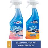 Resteril Hijyen Spreyi 750ml, Baby&Kids 750ml Mutfak Banyo Mama Sandalyesi Temizleyici Dezenfektan