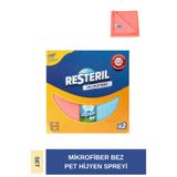 Resteril Köpek Çiş Spreyi Köpek Tuvalet Eğitim Kedi Kumu Koku Giderici Temizlik Bezi Set Micro Fiber Bez