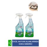 Resteril Köpek Koku Giderici Köpek Çiş Kokusu Giderici Parfümsüz PET Yüzey Dezenfektanı Kedi Koku Giderici Mama Su Kabı Hijyen Spreyi 750ml x2