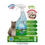 Resteril PET Köpek Koku Giderici Parfümsüz Dezenfektan Sprey Köpek Çiş Kokusu Önleyici Kedi Kumu Koku Giderici Hijyen Spreyi 750ml