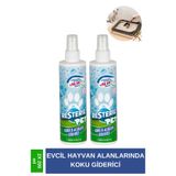 Resteril PET Parfümsüz Köpek Koku Giderici Köpek İdrar Çiş Kokusu Giderici Dezenfektan Sprey Kedi Kumu Tuvaleti Koku Önleyici 200ml x2