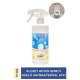 Resteril Tuvalet Temizleyici Hızlı Etkili Dezenfektan Sprey Klozet Kapağı Temizleyici Alkolsüz Hipokloröz Asit Tuvalet Koku Giderici Küf Önleyici 500ml