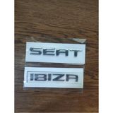 Restinal 1998-2010 Seat Ibiza Bagaj Kapağı Yazısı – Arka Logo, Kolay Montajlı Aksesuar - 1 adet
