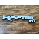 Restinal Ford Raptor Svt Arma 3D Beyaz Siyah Bagaj Yazısı Logo Emblem Etiket Uyumlu Dayanıklı Arka Arma - 1 adet
