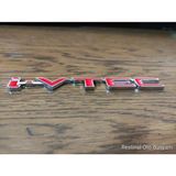 Restinal Honda I-Vtec Kırmızı Amblem Metal 3D Bagaj Kapı Çamurluk Uyumlu Spor Logo 3m Bantlı Vtec Yazı Arma - 1 adet