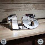 Restinal Ithal Volkswagen Golf 5 1.6 Yazısı A Kalite 3m 3D Krom Nikelaj Kaplama - 1 adet