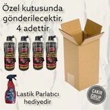 Restinal Lastik Şişirme Hızlı Tamir Kiti 4 Adet ve Lastik Parlatıcı Hediyeli - 1 adet