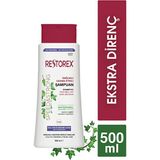 Restorex 500 ml Şampuan Unisex Kullanıma Uygun Ekstra Dirençli Dökülen Saçlar İçin