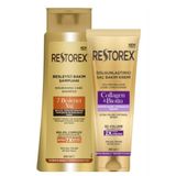 Restorex 7 Besleyici Yağ 500 ml Şampuan + 250 ml Dolgunlaştırıcı Saç Kremi