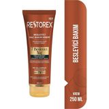 Restorex Besleyici Bakım Saç Kremi 250 ml - 7 Besleyici Yağ Göz Alıcı Parlaklık Ipeksi Yumuşaklık - Turuncu - Altın