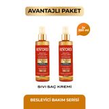 Restorex Besleyici Bakım Sıvı Saç Kremi 2 x 200 Ml - 7 Besleyici Yağ Göz Alıcı Parlaklık İpeksi Yumuşaklık