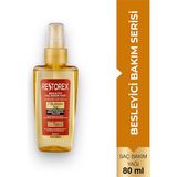 Restorex Besleyici Saç Bakım Yağı 80 ml Parlaklık Verici Özellikli 7 Besleyici Yağ