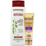 Restorex Collagen Biotin 250 ml Saç Kremi + Kuru ve Yıpranmış Saçlar İçin 500 ml Şampuan