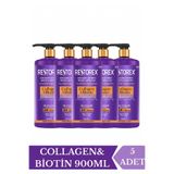 Restorex Collagen & Biotin Dolgunlaştırıcı Şampuan 900X5ml – Hacim ve Güçlendirme