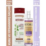 Restorex Collagen&Biotin Sıvı Saç Kremi 200 Ml+Kuru Ve Yıpranmış Saçlar Için Şampuan 500 Ml - 1