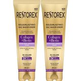 Restorex Hacim Verici Saç Bakım Kremi Collagen ve Biotin 250 ml x 2 Adet Tüm Saç Tipleri İçin