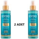Restorex Keratin Argan Onarıcı 2x200 ml Sıvı Saç Bakım Kremi
