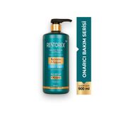 Restorex Keratin & Argan Onarıcı Şampuan 900 ml – Kırılma Karşıtı Güçlendirme