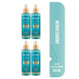 Restorex Keratin & Argan Onarıcı Sıvı Saç Bakım Kremi 200 Ml (4 Adet)
