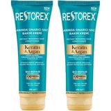 Restorex Keratin Argan Saç Bakım Kremi 250 ml 2 Adet - 1