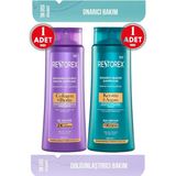 Restorex Keratin & Argan Şampuan 500 ml + Collagen&biotin Dolgunlaştırıcı Şampuan 500 ml Restorex Keratin + Collegen