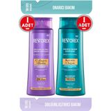 Restorex Keratin & Argan Şampuan 500 Ml + Collagen&biotin Dolgunlaştırıcı Şampuan 500 Ml