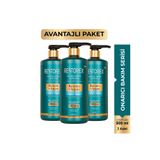 Restorex Keratin&Argan Onarıcı Bakım Şampuanı 900 ml 3 ADET