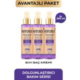 Restorex Kolajen & Biotin Dolgunlaştırıcı Sıvı Saç Kremi 3 x 200 ml