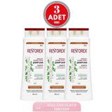 Restorex Kuru ve Yıpranan Saçlar İçin 3x500 ml Şampuan