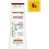 Restorex Onarıcı Bakım Kuru ve Yıpranmış Saçlar İçin 4x500 ml Şampuan