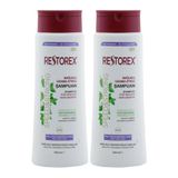 Restorex Sağlıklı Uzama Etkili Sarmaşık Özlü Saç Dökülmesine Karşı 2x500 ml Şampuan