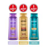 Restorex Şampuan Keratin&argan 500ml 1 Adt Collagen&biotin 500ml 1 Adt 7 Besleyici Yağ 500ml 1 Adt