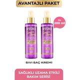Restorex Speed Strong 2 x 200 ml Işıltılı Bakım Sıvı Saç Kremi Tüm Saçlar İçin Sağlıklı Uzama