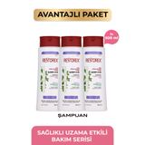 Restorex Speed Strong Saç Dökülmesine Karşı Şampuan 3 x 500 Ml