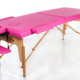 RESTPRO CLASSIC 2 Katlanabilir Çanta Tipi Masaj Masası (PEMBE)