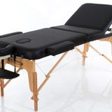 RESTPRO VIP 3 Katlanabilir Çanta Tipi Masaj Masası (SİYAH)