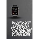 Resveq Akıllı Saat 2.02 Inch Nabız Ölçer Arama Konuşma Müzik Dinleme - Standart - Dijital