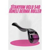 Resveq Dermaroller Titanyum 540 Iğneli 1 mm Saç Kaş Sakal Serum Kullanıma Uygun - Renkli