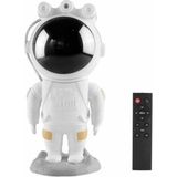 Resveq Projeksiyon Astronot Lamba Speaker Sevimli Astronot Bluetooth Hoparlör - Çok Renkli
