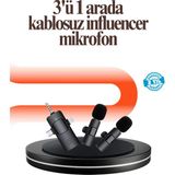 Resveq Tak ve Kullan Mikrofon - Gürültü Engelleyici - Pembe